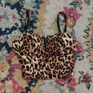 2/20$ Entry Leopard Print Camisole Top